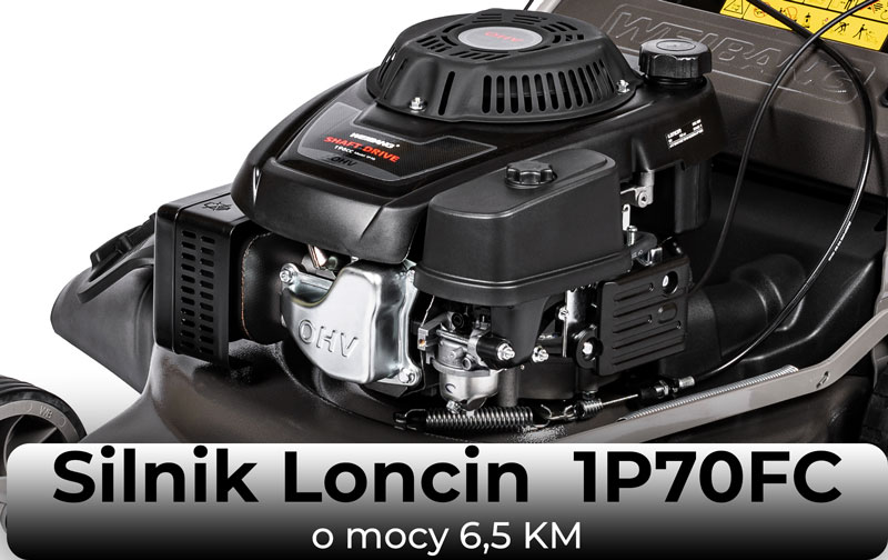 Silnik Loncin  1P70FC w kosiarce Weibang WB537SC V 3IN1-BBC